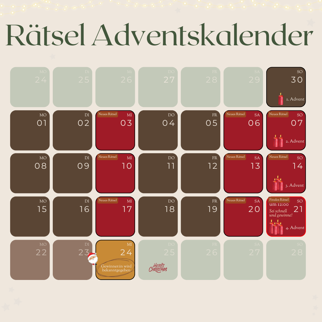 Riddle Advent Calendar